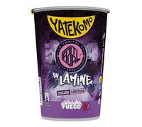 Yatekomo - Plato Preparado Asiático Noodles Fuego Cup XL, Listos en 3 minutos, 81g