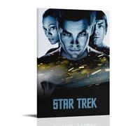 YATERQKWE Póster con diseño de Star Trek para sala de estar, dormitorio, pared estética, póster de 30 x 45 cm, estilo marco