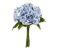 Yatim Hortensias Artificiales Azules de 21 Pulgadas, 5 Piezas de hortensias Falsas de Seda para centros de Mesa de Boda, Ramos, decoración Floral para decoración del hogar con Tallos