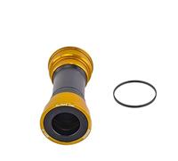 YATINGZHANG Eje Pedalier Cuadradillo MTB Bicicleta 24mm Cama y Desayuno Establecer el Soporte Inferior del rodamiento de la Bicicleta Equipo(Gold Press in BB)
