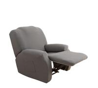 YATINGZHANG Funda Mesa Exterior Impermeable 4 Piezas Funda De Sofá Fundas Protector Muebles-Un Asiento(Gray)