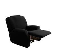 YATINGZHANG Funda Mesa Exterior Impermeable 4 Piezas Funda De Sofá Fundas Protector Muebles-Un Asiento(Noir)