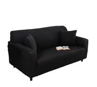 YATINGZHANG Funda Mesa Exterior Impermeable Funda de sofá 1/2/3/4 plazas, Fundas elásticas for Sala Estar, Funda en Forma L, decoración del hogar(Noir,3-Seater 190-230cm)