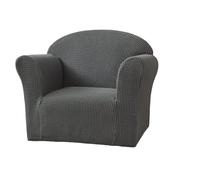 YATINGZHANG Funda Mesa Exterior Impermeable Funda Suave de 1 Asiento for sillón, Funda for sofá Color sólido, tamaño Mini, Protector for Silla niños(Dark Gray)