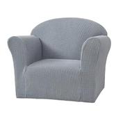 YATINGZHANG Funda Mesa Exterior Impermeable Funda Suave de 1 Asiento for sillón, Funda for sofá Color sólido, tamaño Mini, Protector for Silla niños(Light Gray)