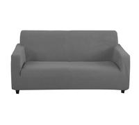 YATINGZHANG Funda Mesa Exterior Impermeable Fundas de sofá for Sala Estar, Funda elástica for 1/2/3/4 plazas, Fundas Protectoras Esquina en Forma L, Decorativas for el hogar(Grey,2 Seater 145-185 cm)