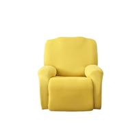 YATINGZHANG Funda Mesa Exterior Impermeable Fundas for sofá Color sólido 4 Piezas for reclinables de un Solo Asiento Funda Limpieza extraíble con Bolsillo Lateral(Brilliant Yellow)