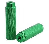 YATINGZHANG Reposapies Bicicleta 1 par de Clavijas Bicicleta aleación Aluminio Antideslizantes for Bicicletas montaña y Carretera for Ejes 3/8 Pulgadas for Delantero Trasero(Green)