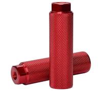 YATINGZHANG Reposapies Bicicleta 1 par de Clavijas Bicicleta aleación Aluminio, Pedal Delantero y Trasero for BMX, Compatible con Ejes 3/8 Pulgadas(Red)