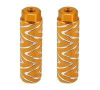 YATINGZHANG Reposapies Bicicleta 1 par de Clavijas for Bicicleta MTB, estriberas universales aleación Aluminio, Palanca reposapiés for Accesorios BMX(Gold)