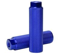 YATINGZHANG Reposapies Bicicleta 1 par de Clavijas for Bicicletas montaña, Carretera for Ejes 3/8 Pulgadas for Delantero y Trasero(Blue)