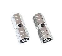 YATINGZHANG Reposapies Bicicleta Clavijas de Bicicleta MTB BMX, Accesorios selección pie for Eje Delantero y Trasero(Sliver)