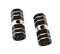 YATINGZHANG Reposapies Bicicleta Clavijas de Bicicleta MTB BMX, Accesorios selección pie for Eje Delantero y Trasero(Noir)