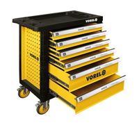 Yato 58539-6 drawers roller cabinet, color: negro y amarillo