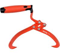 Yato Alicates de grumo| Pinza de agarre para el desplazamiento estable de troncos de madera - Herramienta profesional para el manejo de troncos Rojo/Negro