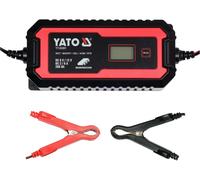 YATO Cargador de batería de Coche para Coche Camiones Moto YT-83001