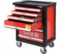 Yato Carro de herramientas YT-55307 con surtido de 185 piezas