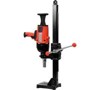 YATO Taladro de núcleo de diamante profesional, húmedo y seco, con trípode de engranaje, 2200 W, hasta 180 mm de diámetro