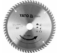 Yato Hoja de sierra circular - Ø 160 mm x 20 mm - 60T - para madera