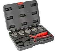 YATO Juego de Alicates de Crimpar 6 Piezas 0,5-16 mm² con 5 Mordazas