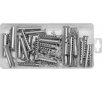 YATO Juego de anillos y alfileres, 56 piezas