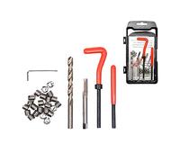 Yato Kit de reparación de roscas M6 x 1 mm | Reparación de rosca estropeada con inserto helicoidal M6 | Set con punta y troquel a tamaños específicos y resortes helicoidales