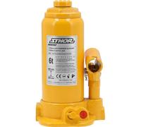 YATO Levantador de columna hidráulico 6T - Grúa hidráulica portátil con protección contra sobrecarga para coche y taller, compacto y resistente
