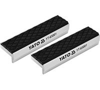 YATO - Mandíbulas de protección profesional de aluminio de 100 mm con revestimiento suave - 2 piezas - Magnéticas - Uso universal - Protección óptima para su trabajo