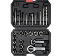 Yato, modelo yt-06037, extractor de tornillo y perno (26 piezas), herr