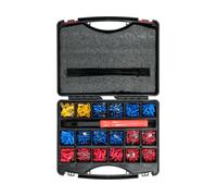 Yato, modelo yt-068920, set de conectores eléctricos con crimpeadora,