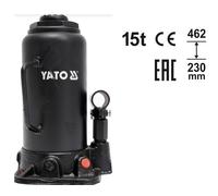 Yato, modelo yt-17006, gato de botella hidráulica 15t, alta calidad,