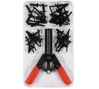 Plástico Remachadora Kit Remachador Guardabarros Nietsatz 41tlg Set