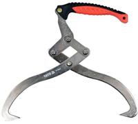 YATO Pinzas de mano para empacar, levantadores, pinzas de mano, pinzas de madera, pinzas de elevación, tamaño: longitud 450 mm, apertura máxima de 300 mm