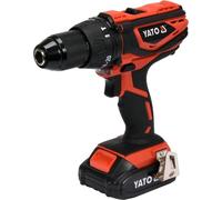YATO Taladro 18V LI-ION Taladro Batería Taladro con Batería LED 40Nm 13mm