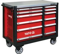 YATO Vagón-taller XXL Extra Ancho 12 Cajonera Caja para Herramientas sin Equipar
