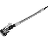 Yato YT-04636 - Adaptador de ángulo con ampliación (325 mm, HEX, 1 V, 325 mm), color plateado
