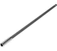 Yato Portapuntas de destornillador de largo alcance 250 mm de largo, vástago hexagonal magnético (YT-04683) Negro