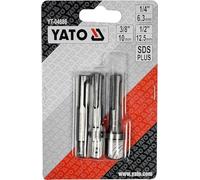 Yato YT-04686 - Juego de adaptadores SDS-PLUS a cuadrado para llaves de vaso, llaves de vaso y taladro