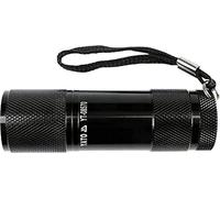 YATO YT-08570 - aluminio llevó la antorcha, 9 LED, negro
