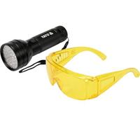 Yato yt-08581 linterna negro linterna con cinta para cabeza uv led