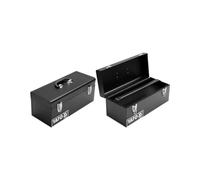 Yato yt-0883 - caja de herramientas metálica negra con piezas pequeñ