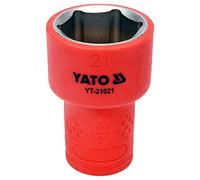 Yato YT-21021 - Insulated hexagonal socket 21mm 3/8" vde