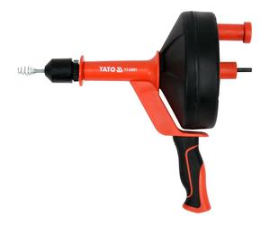 Yato yt-24991, desatascador espiral, ideal para desatascar tuberías y
