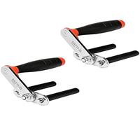 Yato YT-37440 Correas Llevar Placas de Gypsum, Negro y Plateado