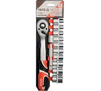 Yato Juego de vasos YT-38821 1/2" 12 piezas