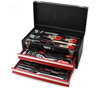 Yato Kit de herramientas YT-38951 - 80 piezas, matraca 1/2", llave, alicates y martillo