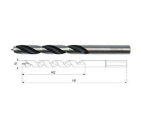 YATO YT-4357 - estimular la madera 12x150mm broca