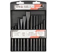 YATO YT-4714 Juego de cinceles y punzones expulsadores
