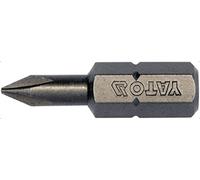 YATO YT-78130-1/4 "bits estándar x25mm molida s2 PH0
