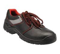 YATO YT-80556 - zapatos de seguridad de corte bajo de talla 43"piura", Color: Negro y Rojo
